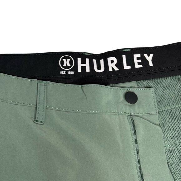 Hurley green hybrid walking shorts size 40 - Picture 6 of 11